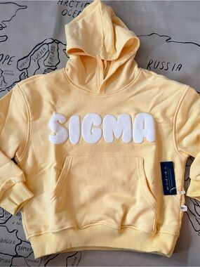 Minimalist Folk Co. Kids' Yellow Hooded Sweatshirt